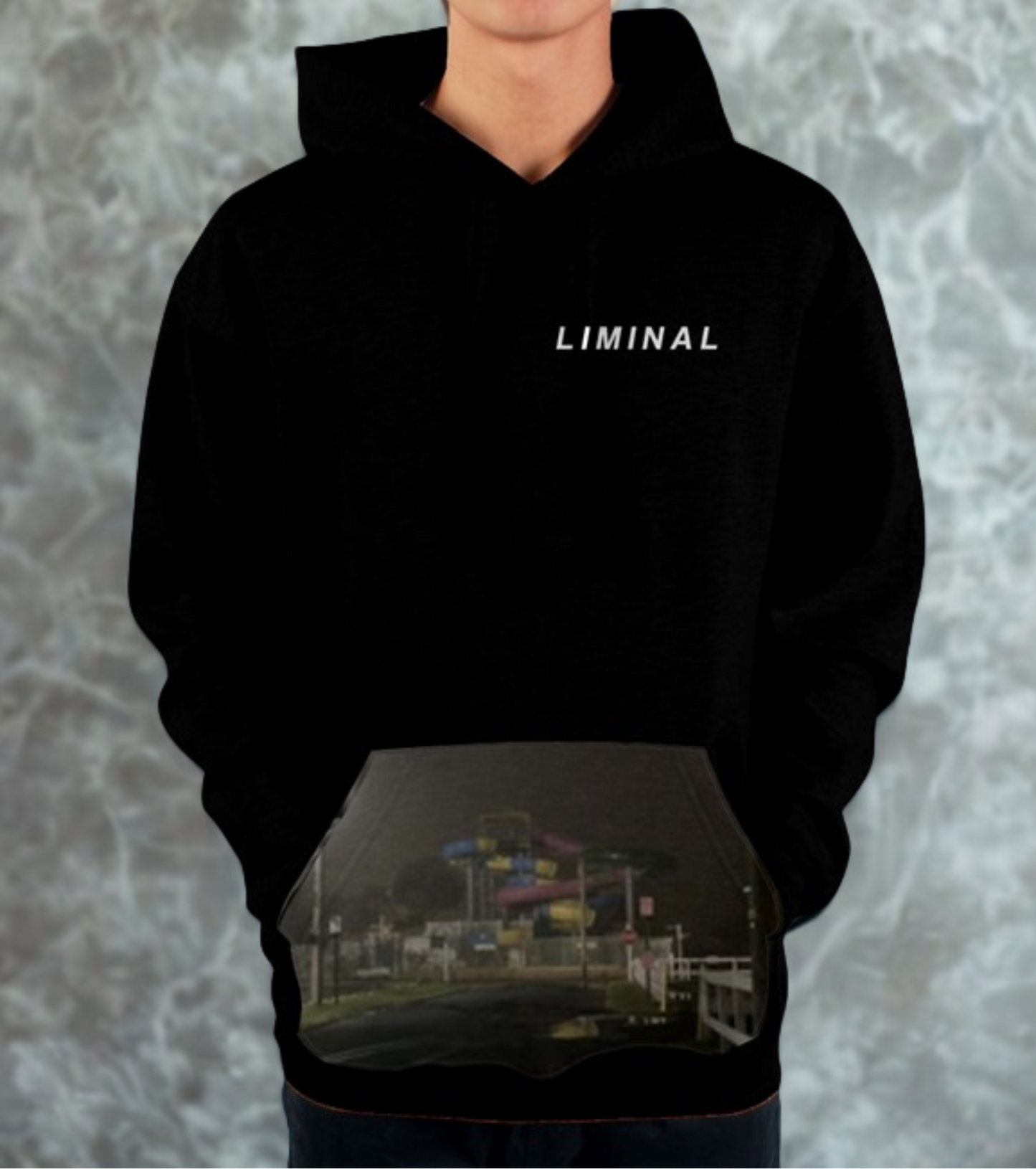 LIMINAL SPACE WATERPARK HOODIE