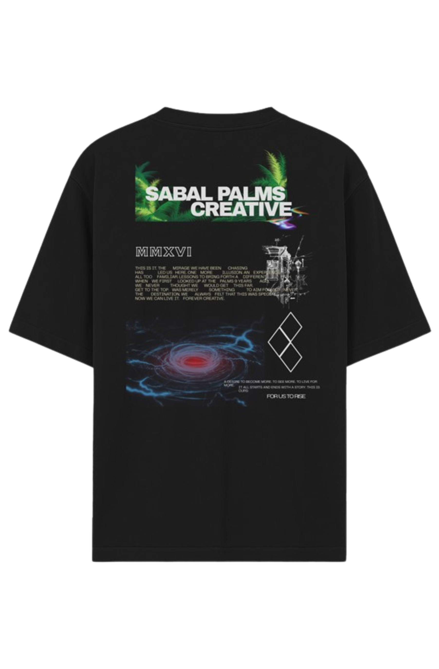 MIRAGE NIGHT GARMENT DYED T-SHIRT