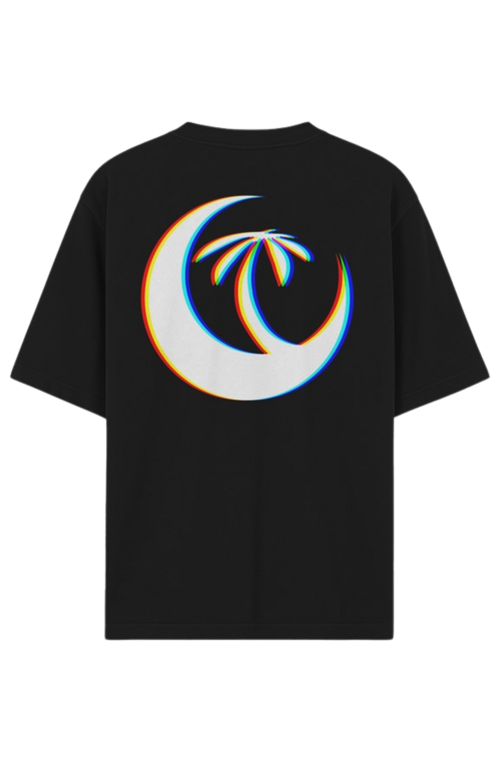 MIRAGE GLOW BLACK GARMENT DYED T-SHIRT