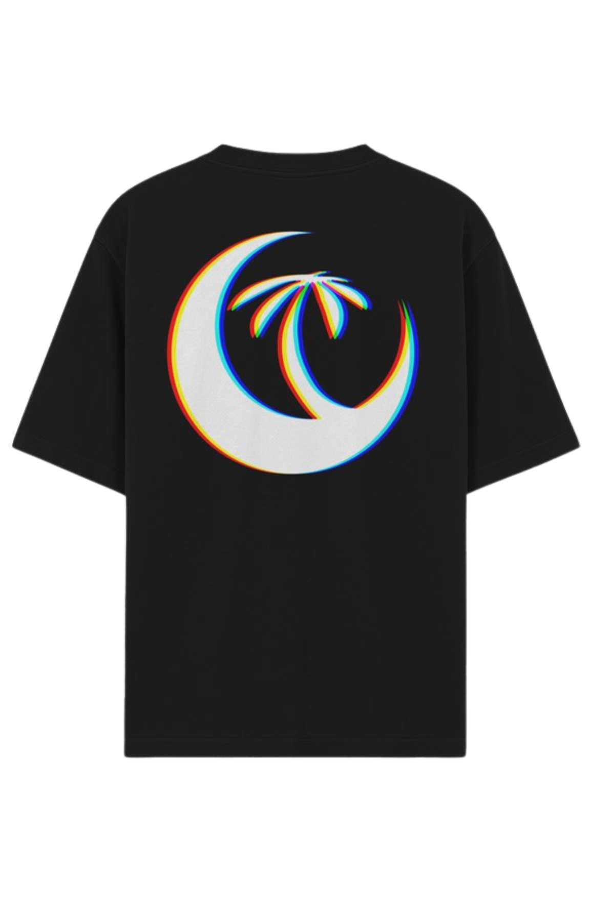 MIRAGE GLOW BLACK GARMENT DYED T-SHIRT