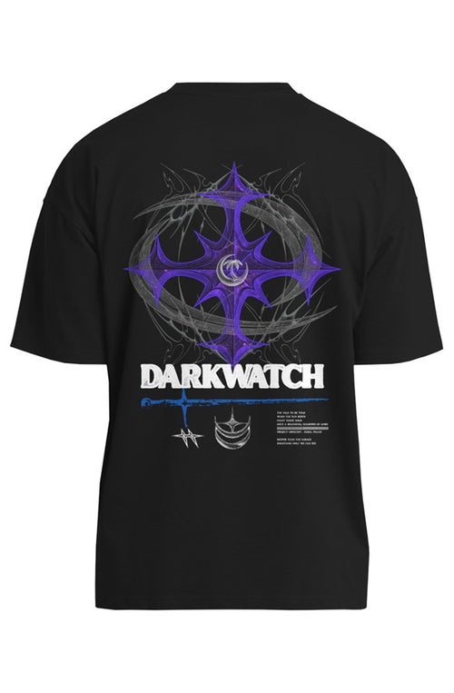DARKWATCH oversized tee in black 