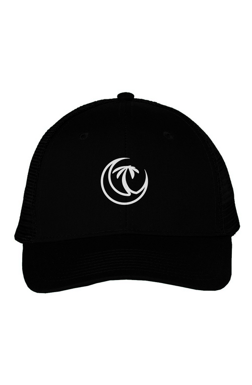 10TH ANNIVERSARY mesh trucker hat in black