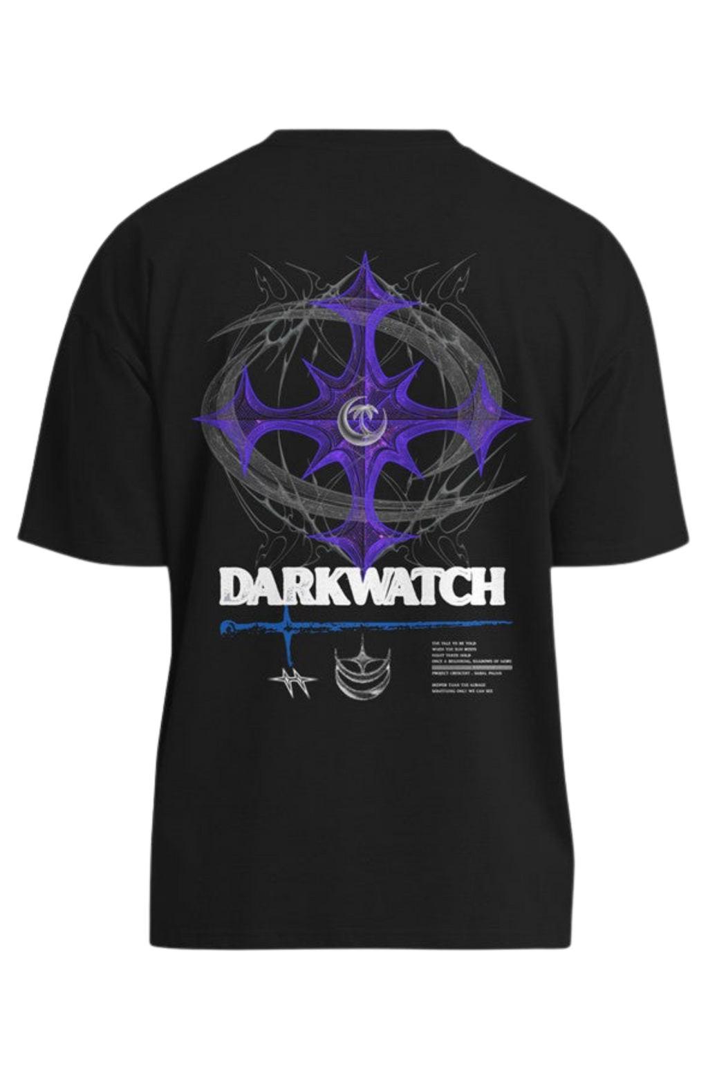 DARKWATCH Oversized Tee in Black