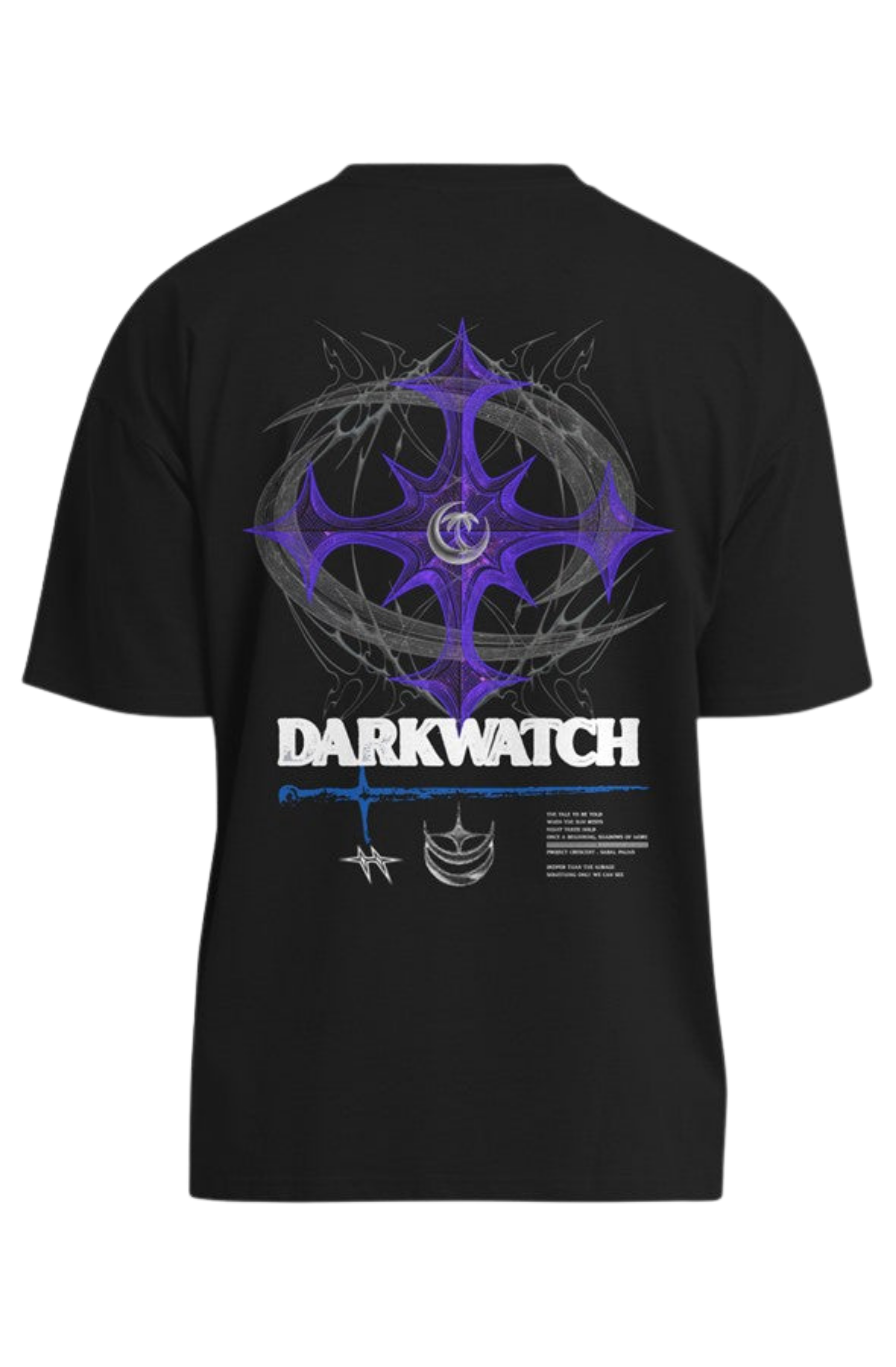 DARKWATCH Oversized Tee in Black