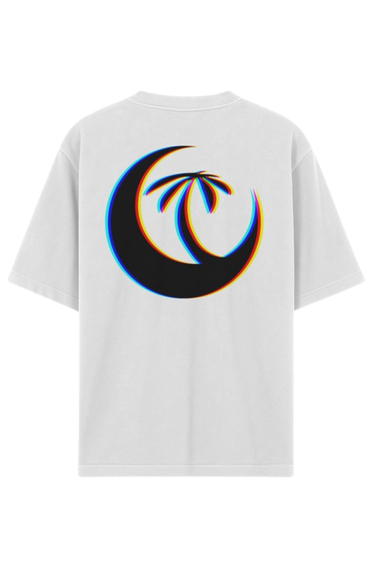 MIRAGE GLOW WHITE GARMENT DYED PREMIUM T-SHIRT